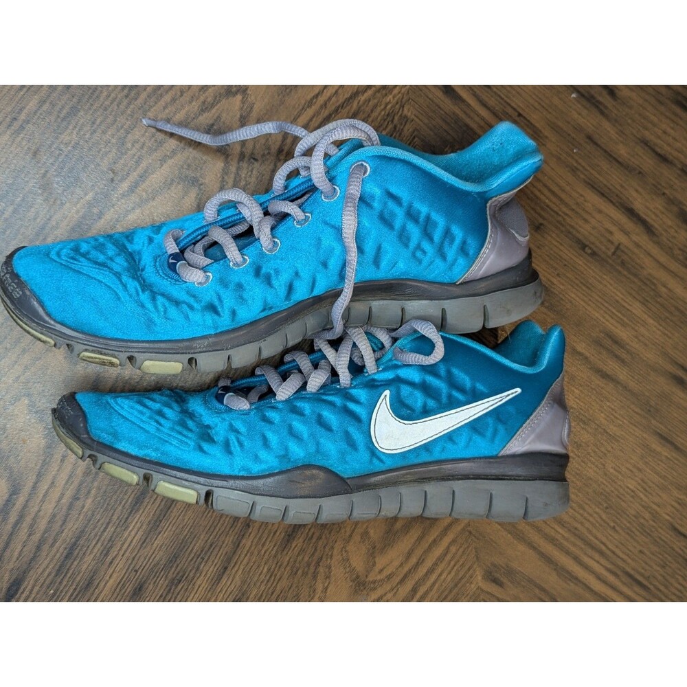 Nike Free TR Fit 469767-400 Blue Mesh Trail Running Shoes Sneakers Womens Size 6